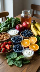 alimentos saludables para una piel luminosa